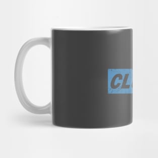 Clutch - distressed box logo Mug